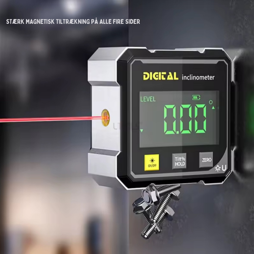 Digital Vinkelmåler + Gratis Universel Målebånd