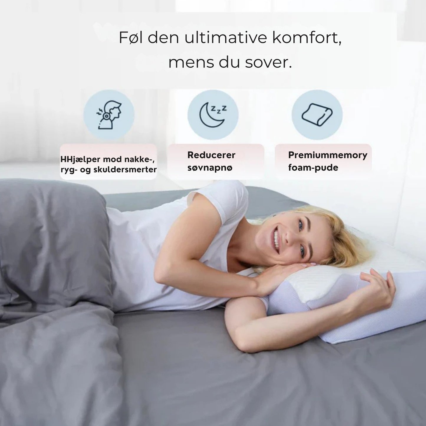 Hoved Perfekt Støtte™ – Spar 50% i dag!