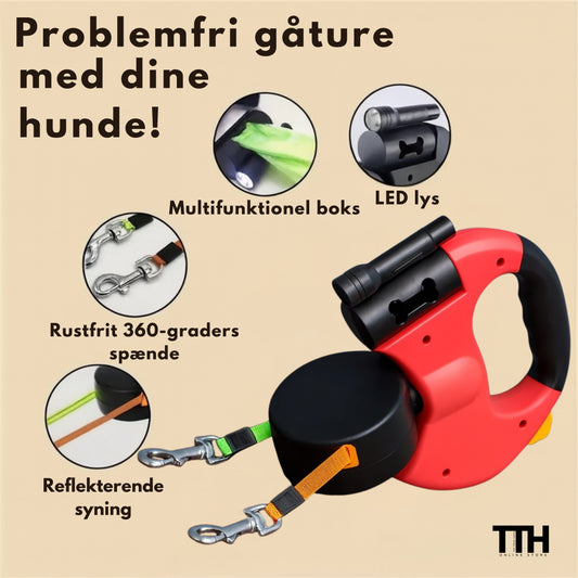 DuoDog™ – Det har aldrig været så nemt og behageligt at lufte dine hunde.
