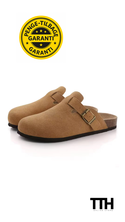 Kidmi Nye Ægte Ruskinds Træsko