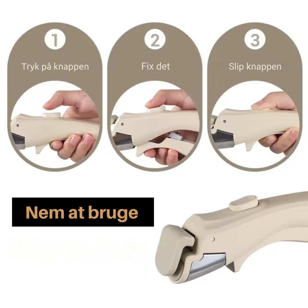 Aftageligt pandehåndtag