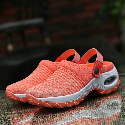 ⭐50% RABAT⭐ Ortopædiske Træsko med Luftpudestøtte – Lindrer Tryk på Ryg og Knæ