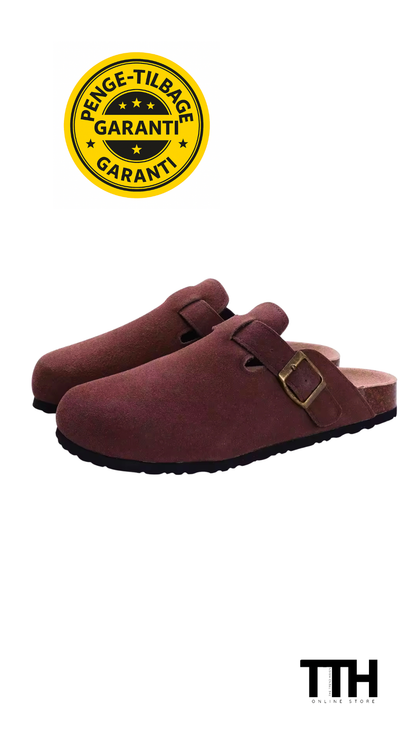 Kidmi Nye Ægte Ruskinds Træsko