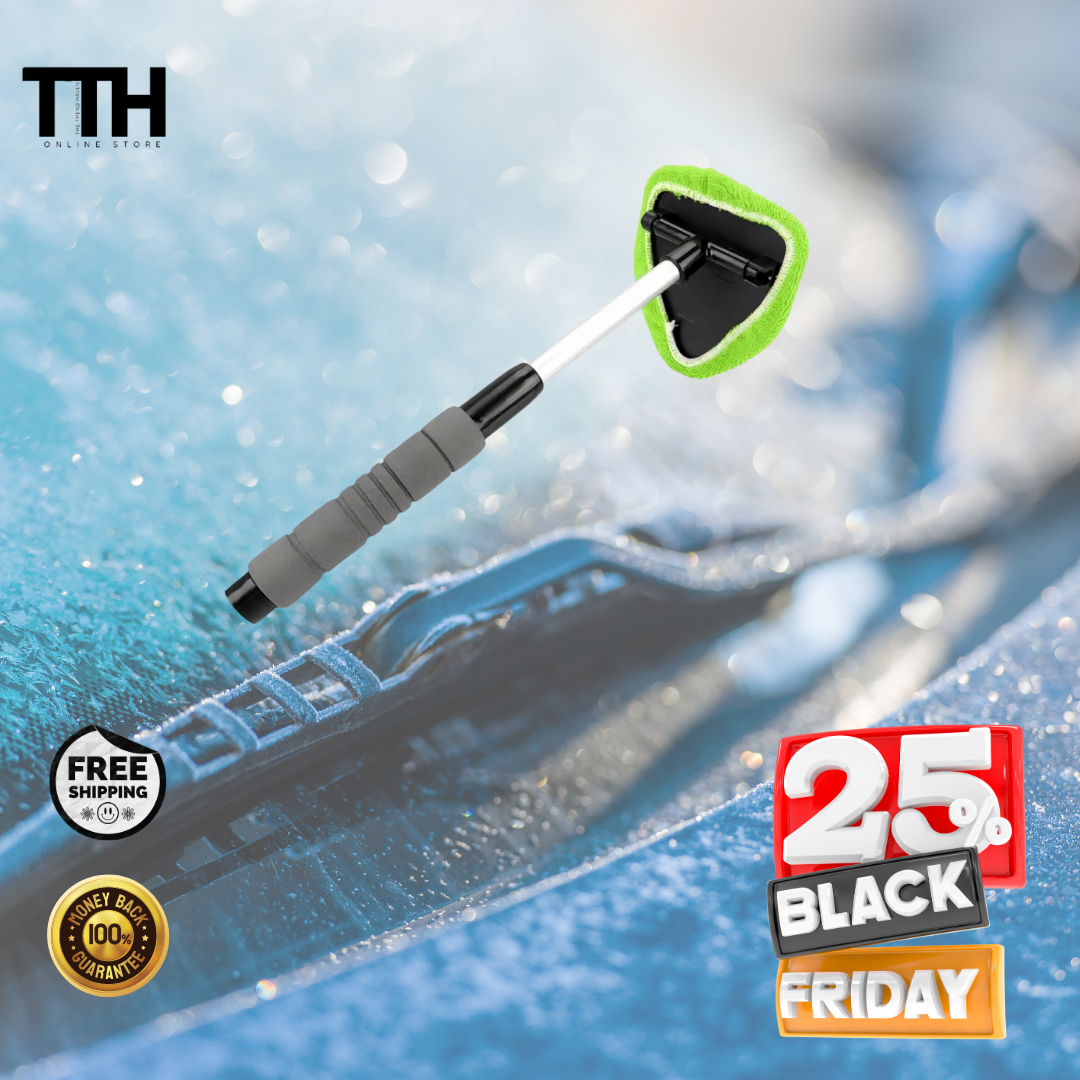 Bil vinduesbørste + 3 klude