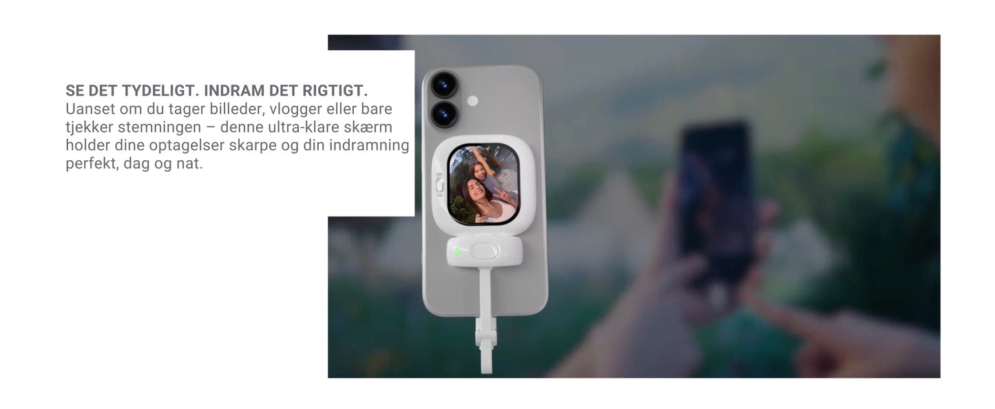 Vlogmate Mini Selfie-Skærm – i dag ekstra 5% rabat