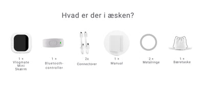 Vlogmate Mini Selfie-Skærm – i dag ekstra 5% rabat