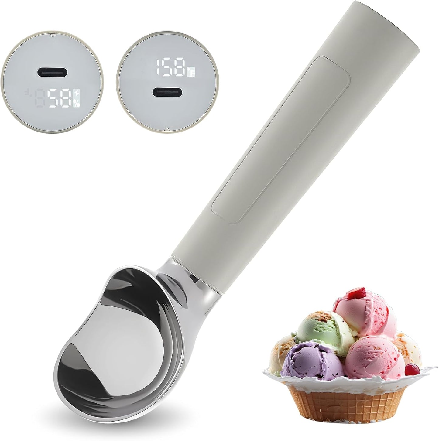Heated Ice Cream Scoop