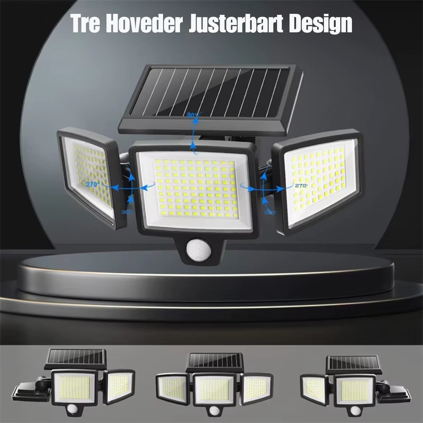 Solcel LED Udendørs Lampe (1 for 596 kr. eller 2 for 971,85 kr. – spar 220,15 kr.)