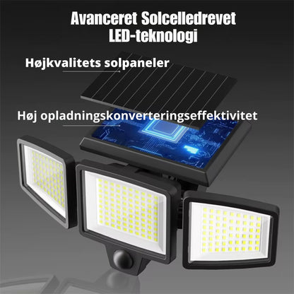 Solcel LED Udendørs Lampe (1 for 596 kr. eller 2 for 971,85 kr. – spar 220,15 kr.)