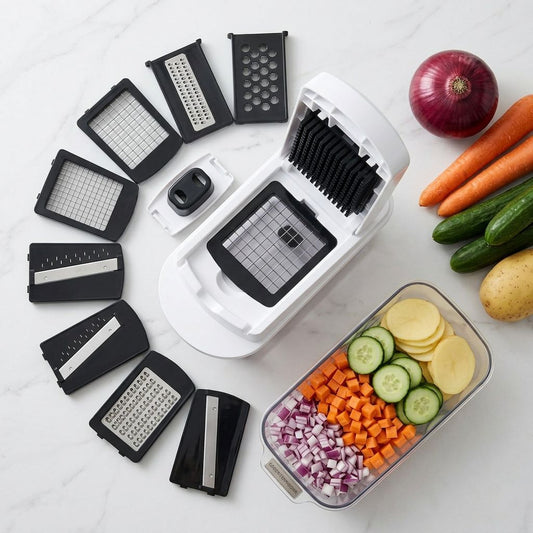 8 Blade All-in-1 Vegetable Chopper - The Trend Haven