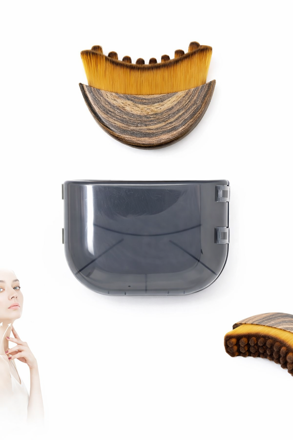 Lymfatisk kontur ansigtsbørste