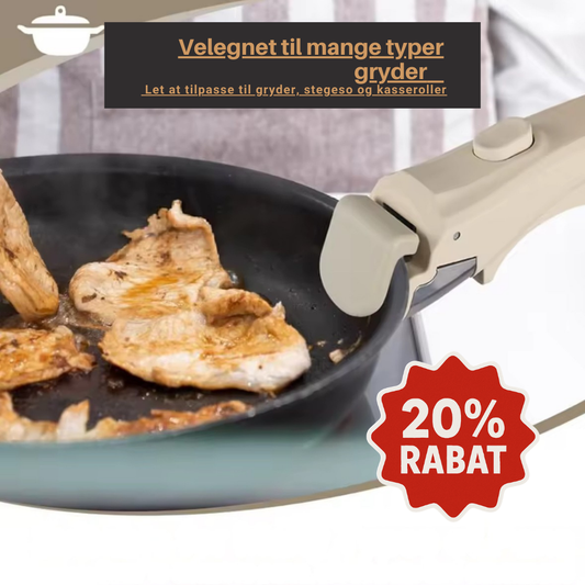 Aftageligt pandehåndtag